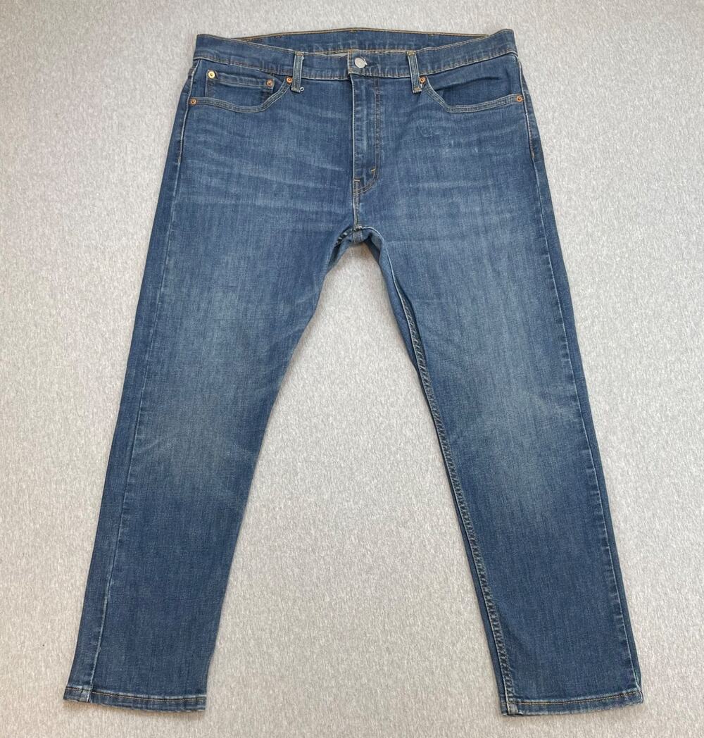 Levis 512 Jeans Mens 38 x 30 Blue Cotton Blend Stretch Slim Taper